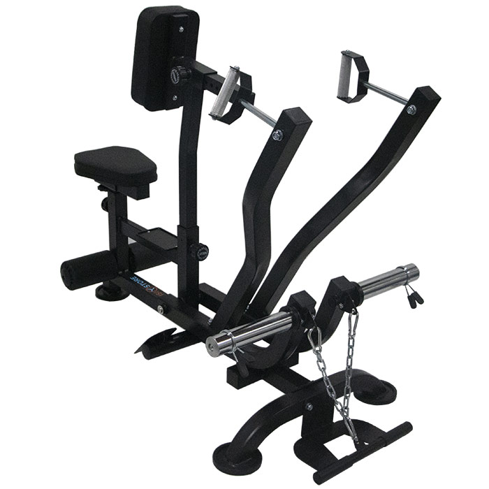 Macchina Professionale per Rowing e Arm Curl – Trainer Regolabile con Funzione Doppia, Ideale per Allenamento Dorsali, Bicipiti e Schiena-5