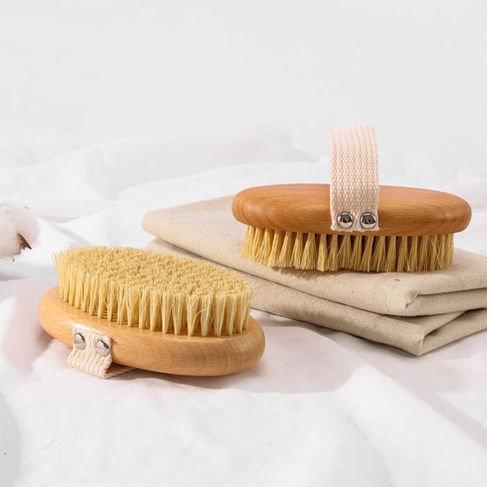 Spazzola a Secco per Esfoliazione e Massaggio – Stimola Circolazione e Riduce Cellulite