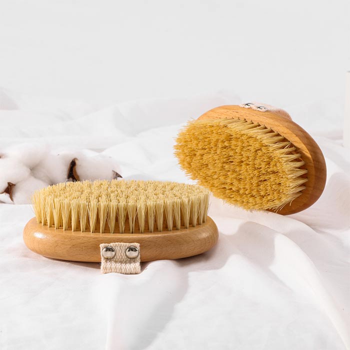 Spazzola a Secco per Esfoliazione e Massaggio – Stimola Circolazione e Riduce Cellulite-3