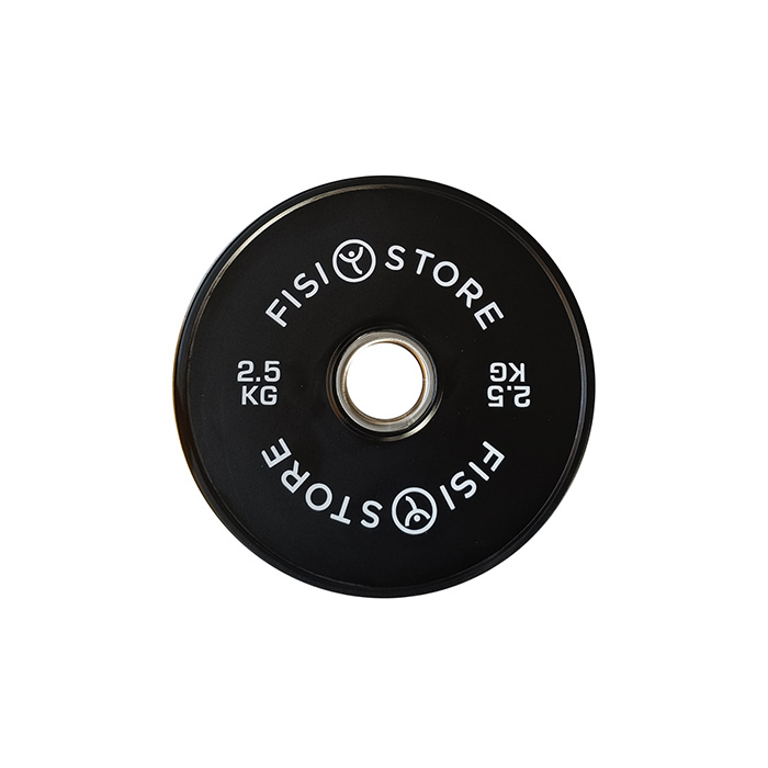 Disco olimpionico Bumper gommato per Bilanciere da 2,5 kg