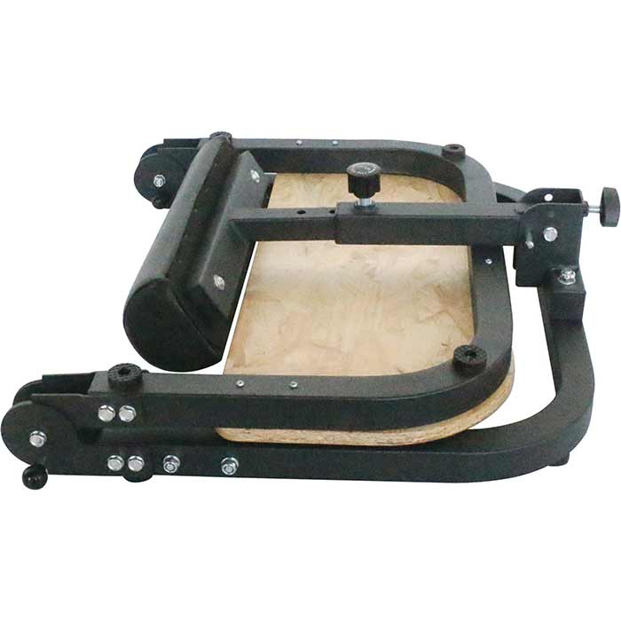 Panca Multifunzione Hip Thruster Compatta con Elastici e Cuscino Regolabile